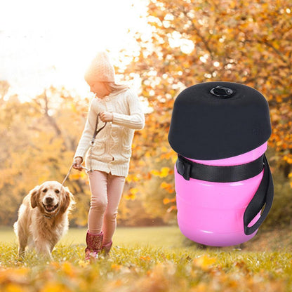 Dog Travel Kettle Portable Kettle Pet Outdoor Drinking Water Accompanying Cup