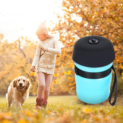 Dog Travel Kettle Portable Kettle Pet Outdoor Drinking Water Accompanying Cup