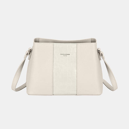 David Jones PU Leather Crossbody Bag